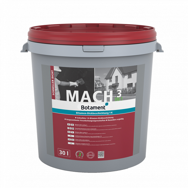 Botament® MACH 3in1 Bitumenes vastagbevonat 1K