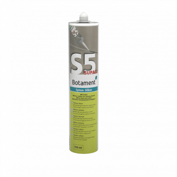 BOTAMENT® S 5 Supax Szaniter-szilikon cementkötésű fugázók színeiben