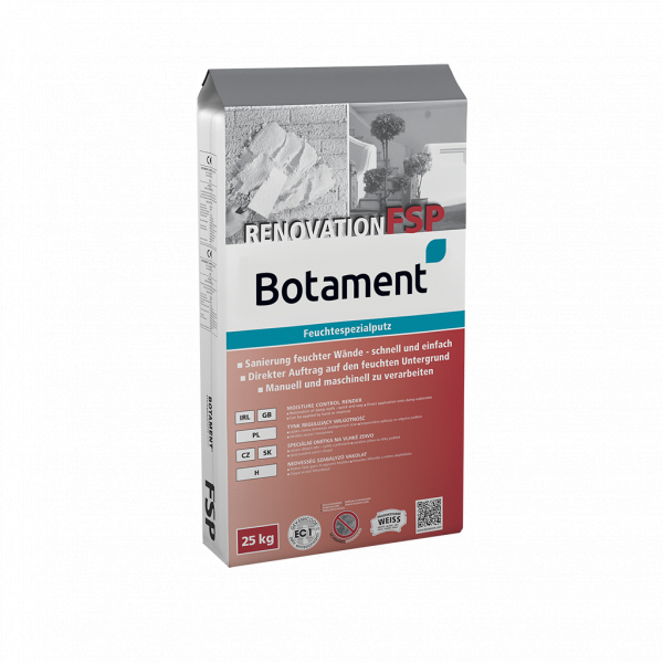 BOTAMENT® Renovation FSP Nedvesség szabályzó vakolat